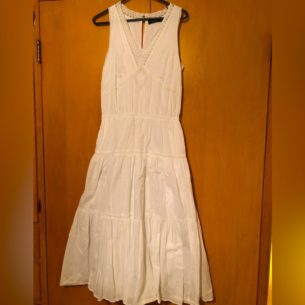 Ralph Lauren GORGEOUS white dress